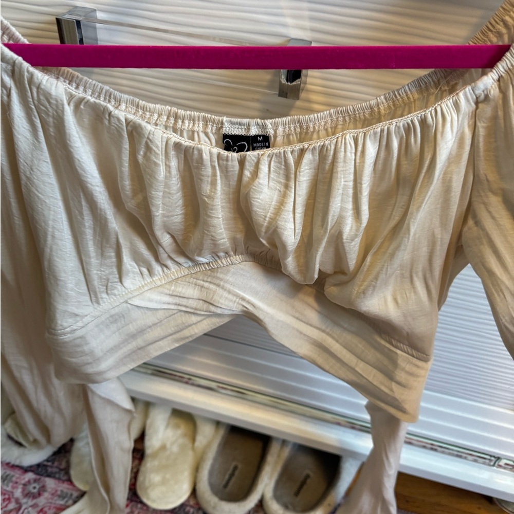 Windsor Ivory Off-Shoulder Blouse